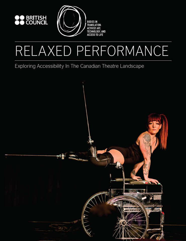 Cover image of report with woman performing on a wheelchair